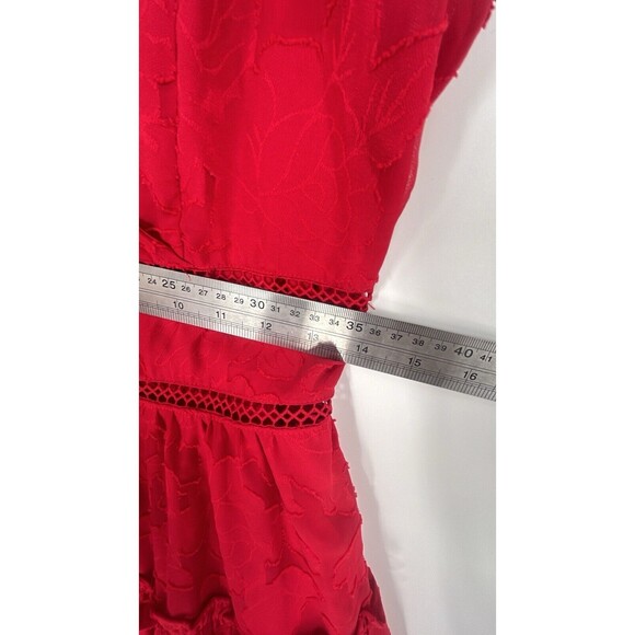 Women’s Altar’d State Dress    sleeveless V-Neck Cocktail Dress Red‎  Sz M - Picture 3 of 6